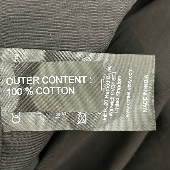 Corset Story Black Corset Shirt Dress Size M - Picture 12 of 16